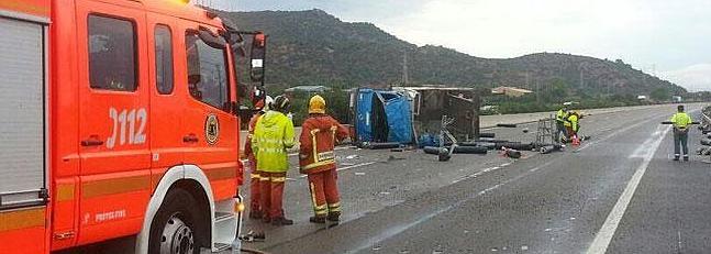 Doi morți într-un accident rutier lângă Valencia
