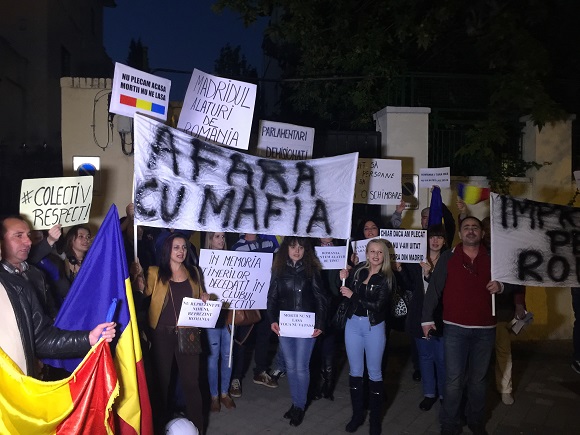 Românii din Spania, solidari cu țara: „Chiar dacă am plecat/ Noi nu v-am uitat!”