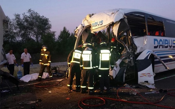 VIDEO.Tragedie pe o autostradă din sudul Spaniei. Unul dintre răniți este român