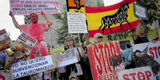 Madrid: Manifestație pentru interzicerea coridelor