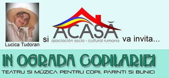 „În ograda copilăriei”. Spectacol muzical pentru copiii din Zaragoza