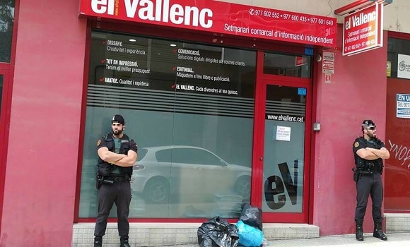Sediul unei publicații din Catalonia, percheziționat. Săptămânalul este suspectat de legături cu separatiștii
